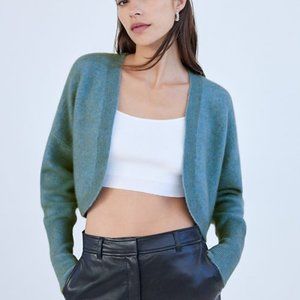 Aritzia Babaton Flux Shrug in Heather Dream Blue BNWT Size 1